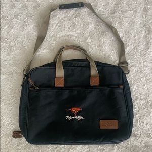 Vintage 2000s Exxon Tiger Black Carrying Bag